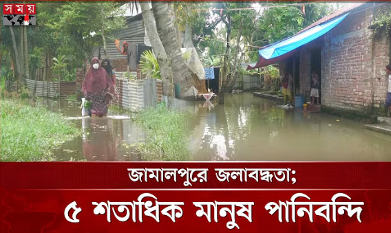 দুর্গন্ধযুক্ত পানিতে ৬ মাস ধরে দুর্ভোগে জামালপুরের বাসিন্দারা | Jamalpur Waterlogging | Somoy TV